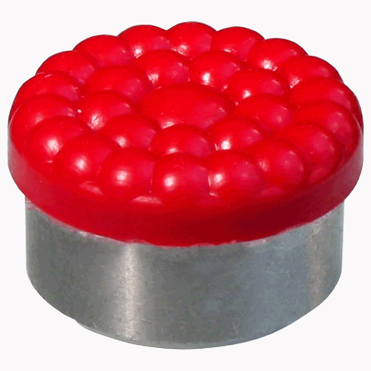 Carr Lane CL-12-RGU-3 | 3/4" Diameter x 1/4-28" Thread Red Round Gripper