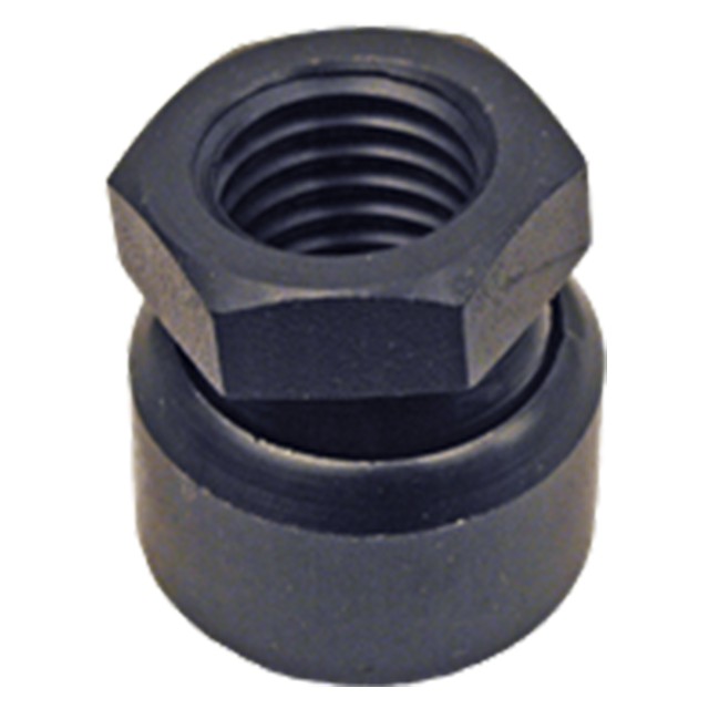 Carr Lane CL-12-SPF-BO | 3/4"-10 Thread Steel Black Oxide Coated Swivel Pad Feet
