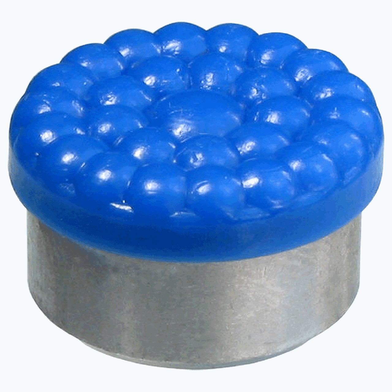 Carr Lane CL-16-RGU-2 | 1" Diameter x 1/4"-28 Thread Blue Round Gripper