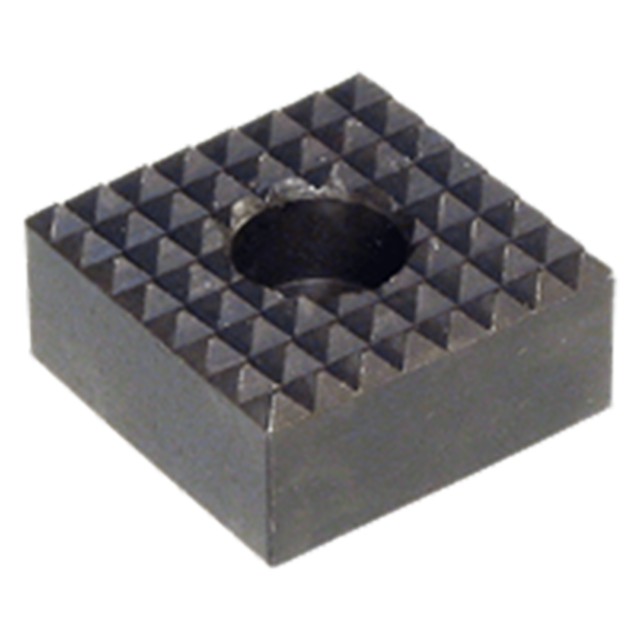 Carr Lane CL-16-SGB | 1/4" Screw x 1" Diameter Black Oxide Coated Square Gripper