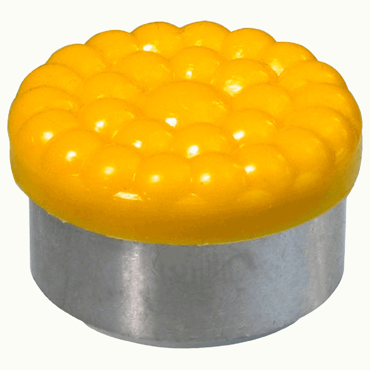 Carr Lane CLM-16-RGU-1 | M6 Thread x 1mm Pitch Yellow Round Gripper