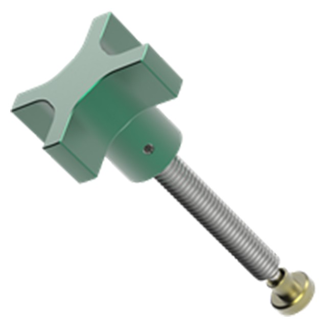 Carr Lane CLM-1-KESA | M6 Thread x 1mm Pitch Extruded Hand Knob Swivel Feet