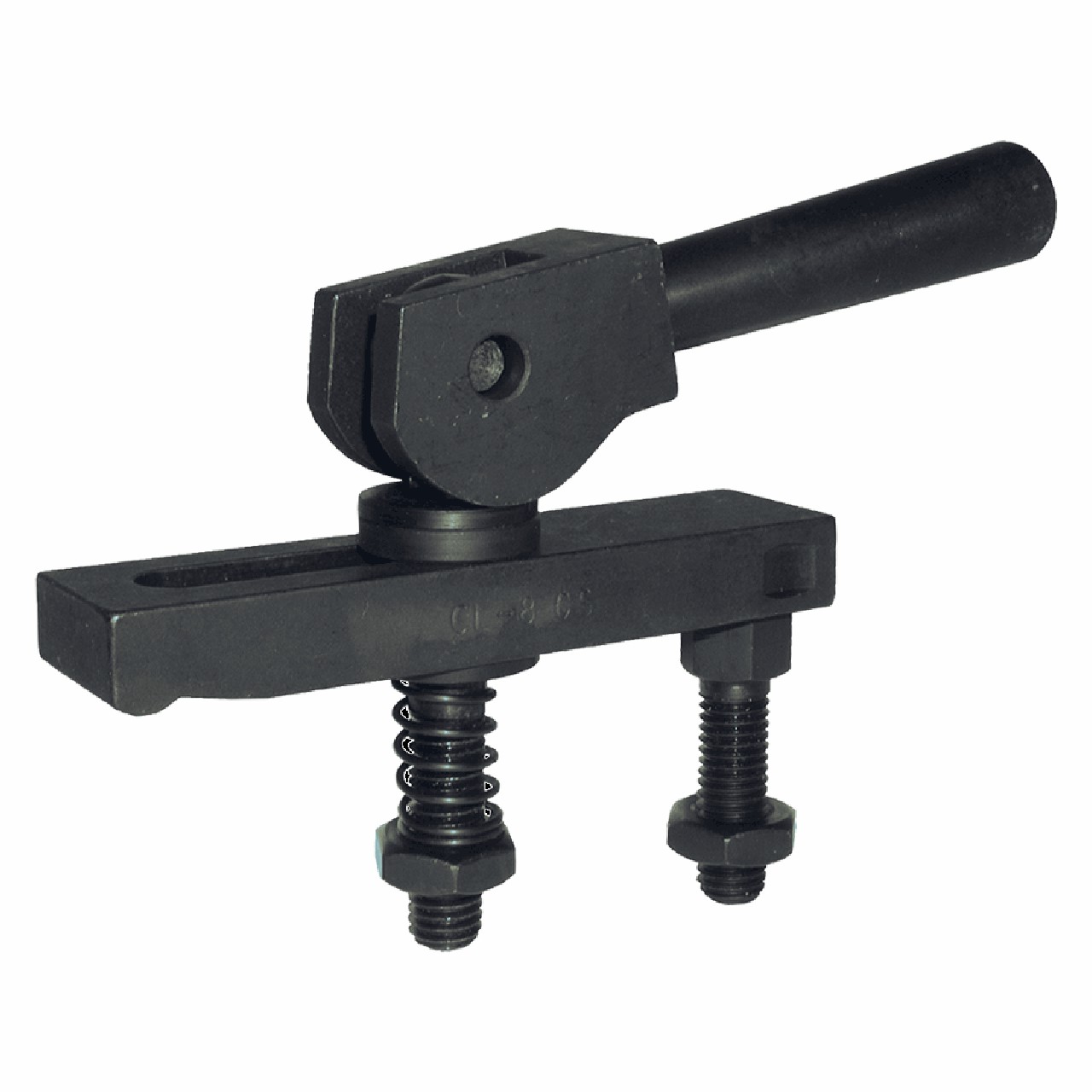 Carr Lane CLM-6A-SCA | M12 Thread x 1.75mm Pitch Black Oxide Coated Slotted-Heel Clamp Strap