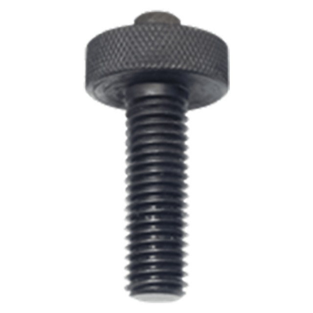 Carr Lane CL-5811-TSJN | 5/8-11" Thread Black Oxide Coated Knurled Check Nut