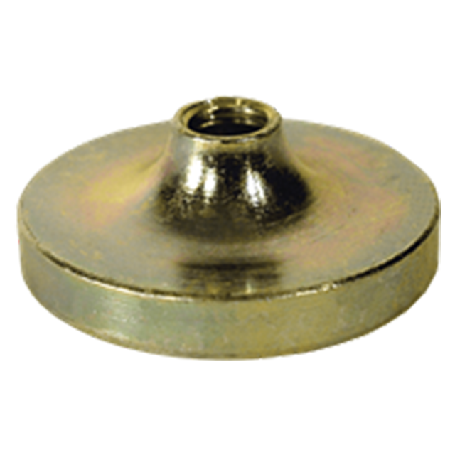 Carr Lane CL-4E-FSS-BO | 1/2-13" Size x 1.50" Diameter Steel Black Oxide Coated Extra-Large Feet