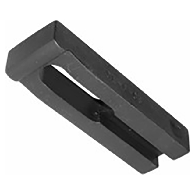 Carr Lane CLM-1B-SHA-4 | M8 Thread x 1.25mm Pitch Steel Black Oxide Coated Slotted-Heel Clamp Strap