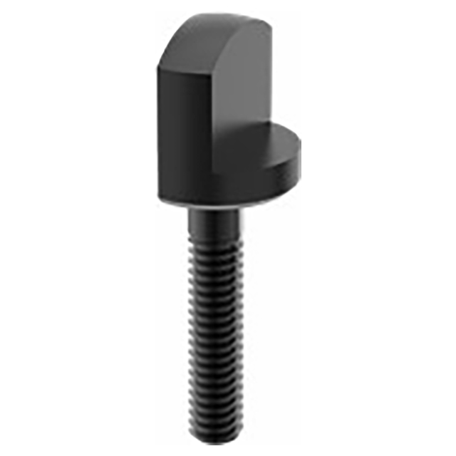 Carr Lane CL-5-HTS | 1/2-13" Thread x 1-1/4" Diameter Steel Black Oxide Coated Half-Turn Screw