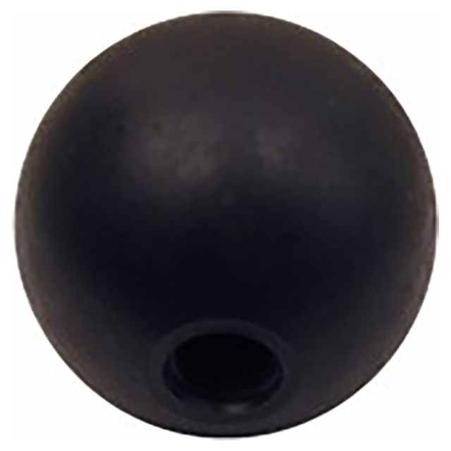 Carr Lane CL-652-SBK | 3/8-16" Thread x 1-1/2" Diameter Steel Black Oxide Coated Ball Knob
