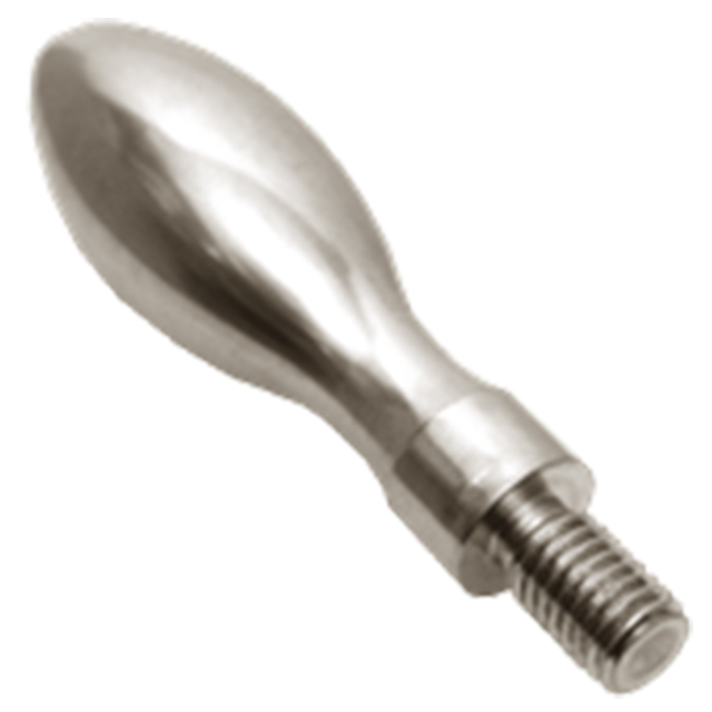 Carr Lane CLM-450-SH-S | M10 Thread x 1.5mm Pitch Stainless Steel Solid Handle