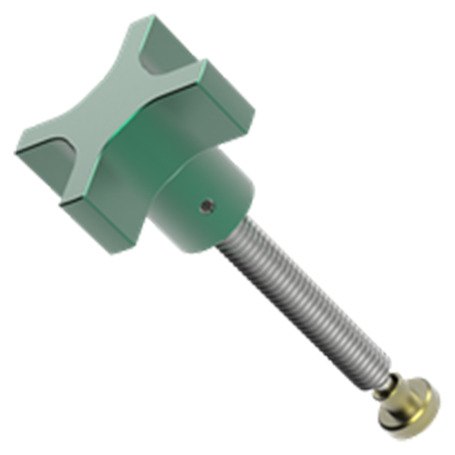 Carr Lane CLM-4-KESA | M8 Thread x 1.25mm Pitch Extruded Hand Knob Swivel Feet