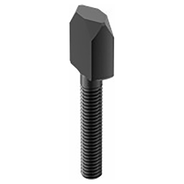 Carr Lane CL-4-QTS | 5/16-18" Thread x 1" Diameter Steel Black Oxide Coated Quarter-Turn Screw