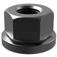 Carr Lane CL-1-FFN | 14-28 Thread Flange Nut