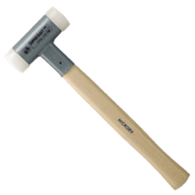 Carr Lane CL-3366-040-NRH | 1.57" Diameter x 14.13" OAL Wooden Handle No-Rebound Hammer