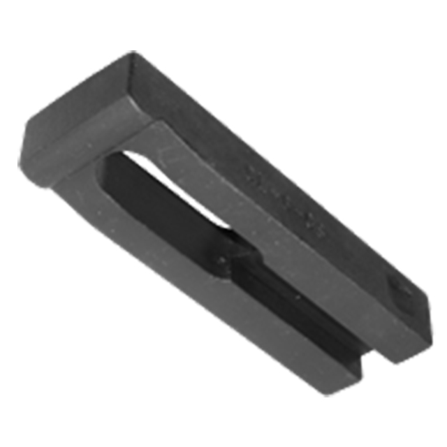 Carr Lane CL-3-CS | M10 Size Black Oxide Coated Slotted-Heel Clamp Strap