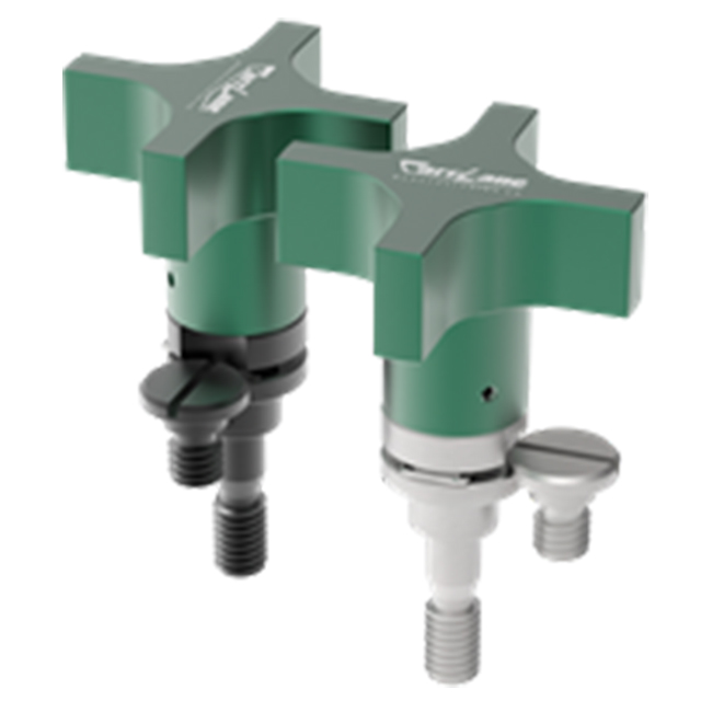 Carr Lane CL-6-CSHK-1.50 | 1-1/2" Screw Length x 3/8-16 Thread Captive Locating Screws with Hand Knob