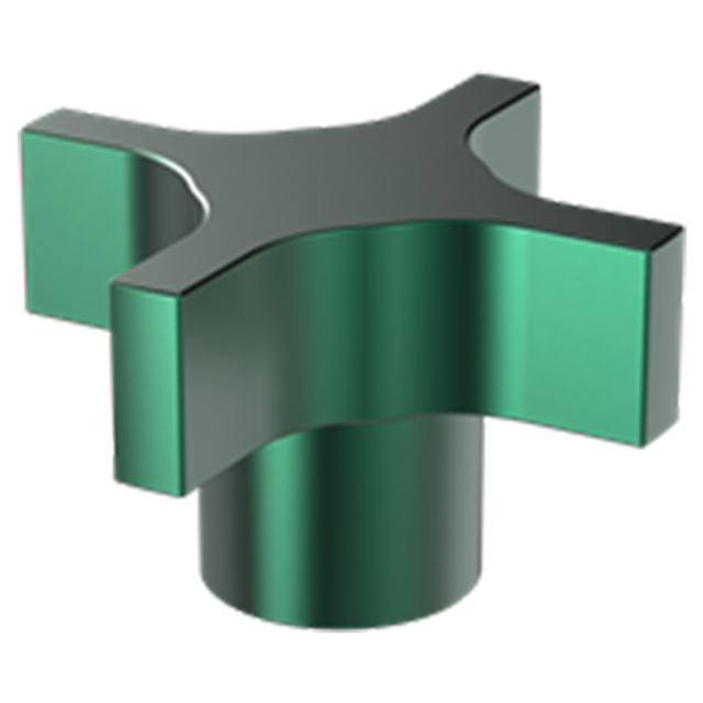 Carr Lane CLM-6TT-HKE-00 | M6 Thread x 1mm Pitch Extruded Hand Knob