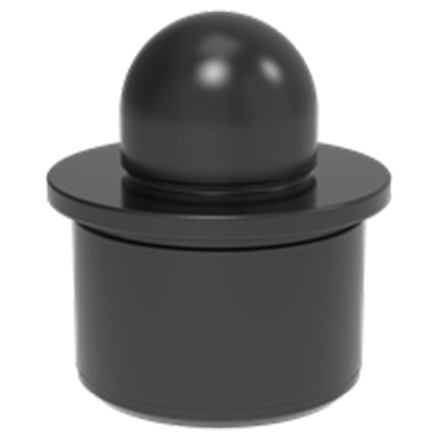 Carr Lane CLM-6-BRP | 6mm Diameter x 10mm Shank Black Oxide Coated Bullet-Nose Round Pin