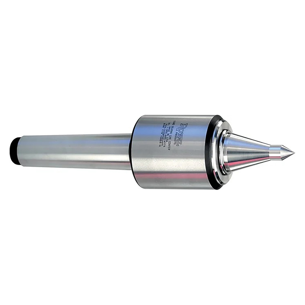 Royal 10662 | CNC Point 2 MT Taper High-Precision Quad-Bearing Live Center