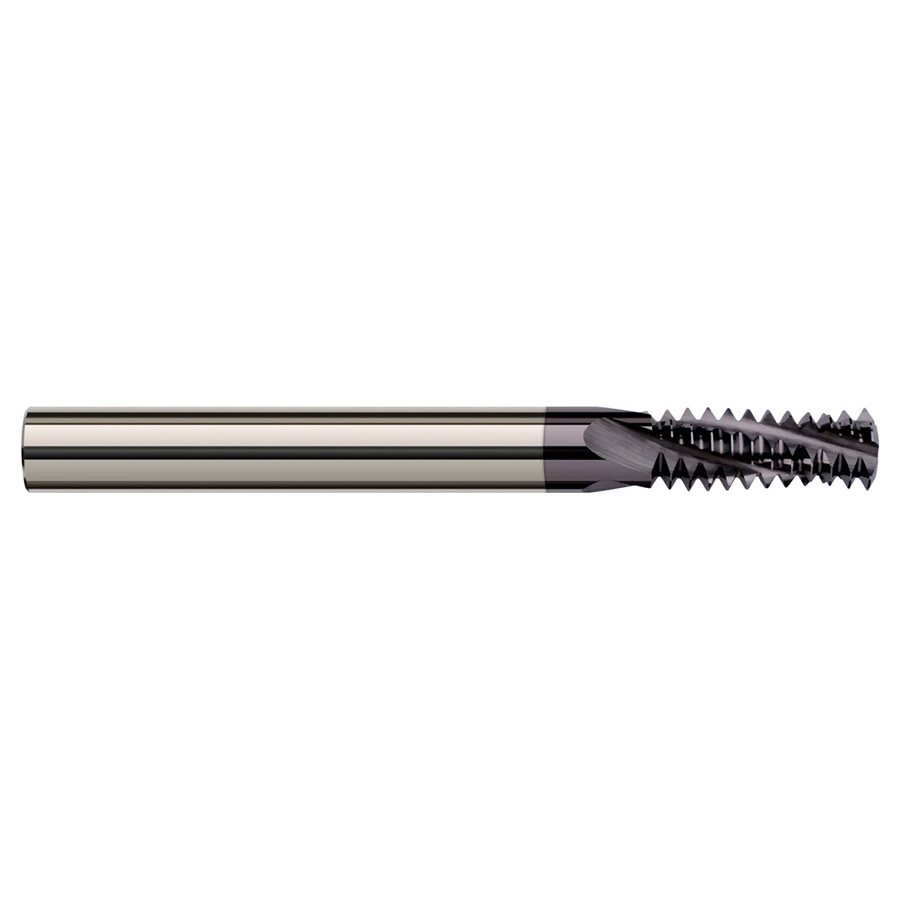 Harvey Tool 16919-C3 | 0.1700" Diameter x 0.3660" LOC x 0.1875" (3/16) Shank x 3 Flute AlTiN Coated Carbide Multi-Form Thread Milling Cutter