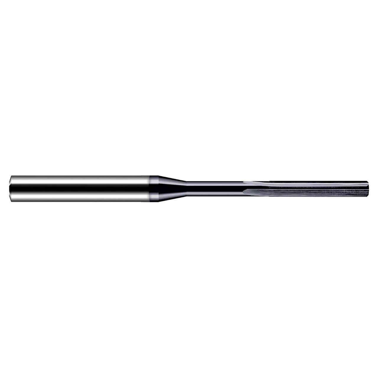 Harvey Tool RSB3760-C3 | 0.376" Diameter x 0.500" Shank x 1.250" Margin Length x 6.000" OAL x 90 Degree Included Angle 6 Flute AlTiN Coated Carbide Miniature Reamer