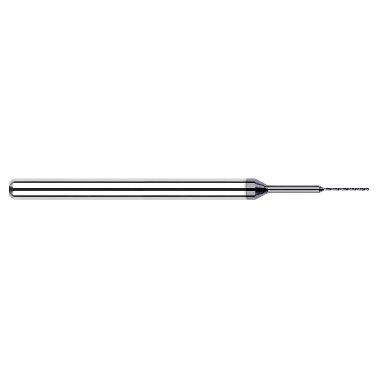Harvey Tool 20245-C4 | 0.3950" Flute Length x 0.1250" (1/8) Shank x 1.5000" (1-1/2) OAL 2 Flutes Amorphous Diamond Coated Carbide Miniature Drill