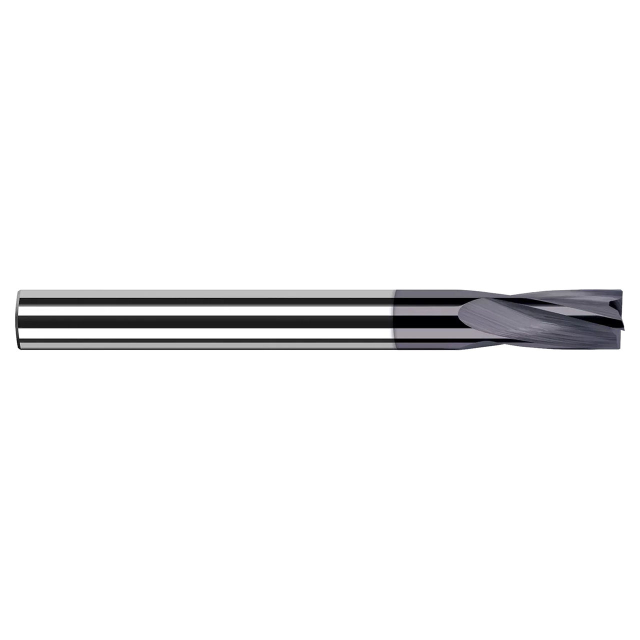 Harvey Tool 23408-C8 | 0.1250" (1/8) Diameter x 0.1250" (1/8) Shank x 1.5000" (1-1/2) OAL 4 Flutes TiB2 Coated Carbide Flat Bottom Counterbore