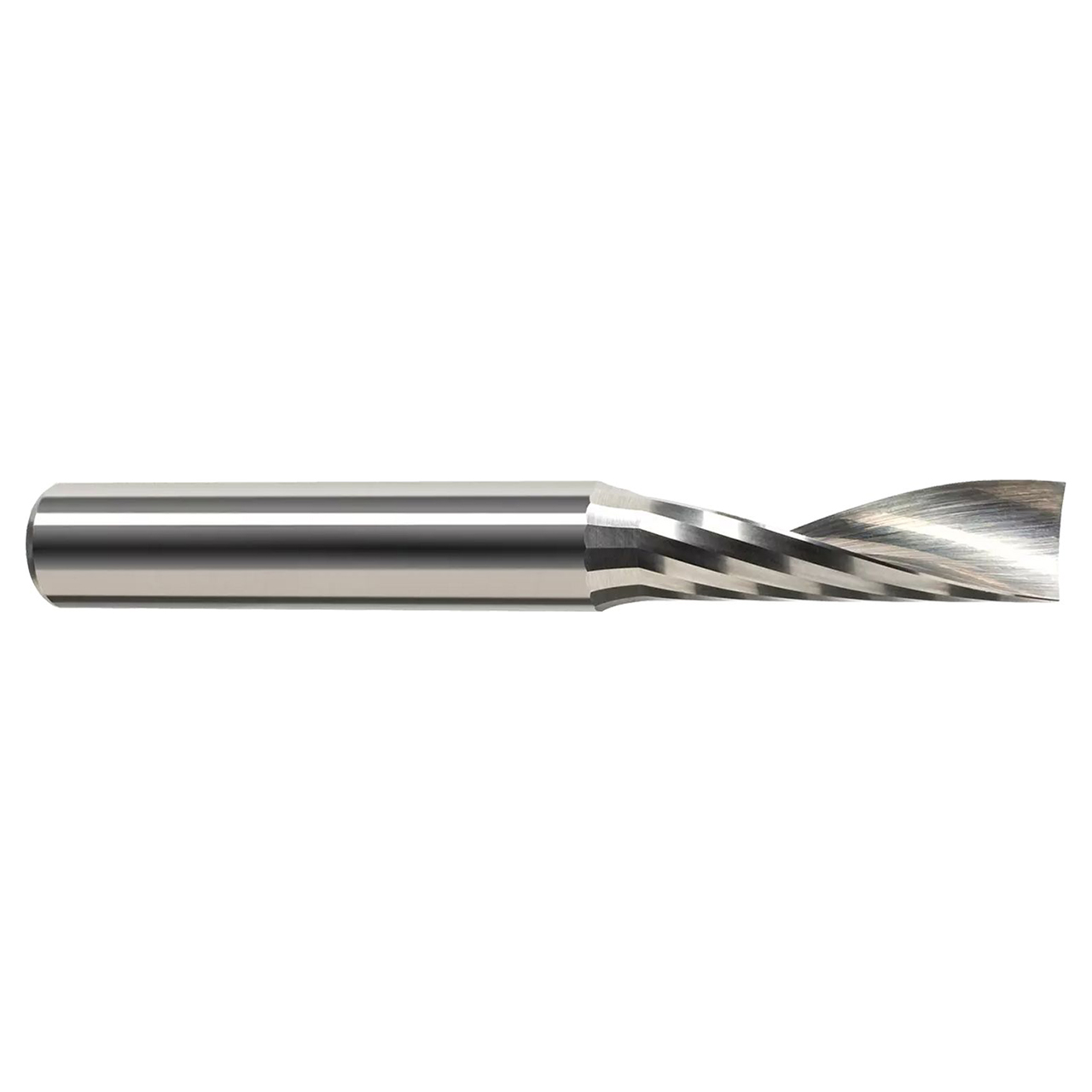 Harvey Tool 51505 | 0.1181" (3 mm) Diameter x 0.2500" (1/4) Shank x 0.3540" LOC x 2.0000" (2) OAL 1 Flute Uncoated Carbide Plastics Single Flute Square End Mill