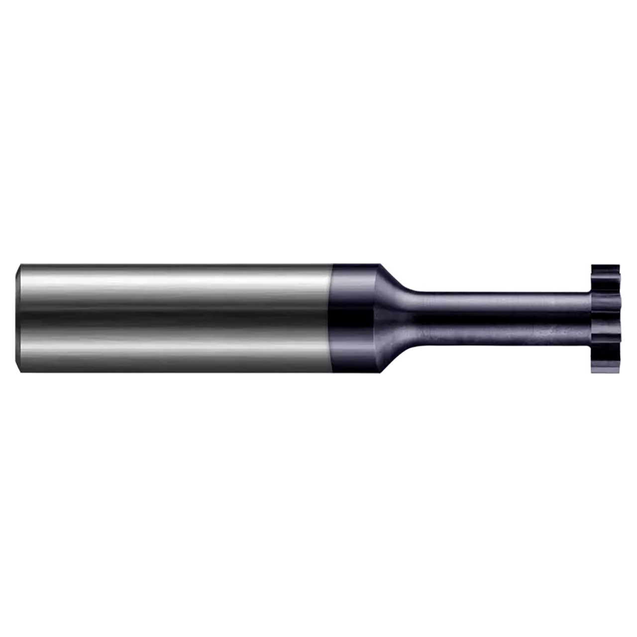 Harvey Tool 744380-C6 | 0.6250" (5/8) Diameter x 0.2500" (1/4) Width 0.6250" (5/8) Shank AlTiN Nano Coated Carbide Hardened Steels Keyseat Cutter