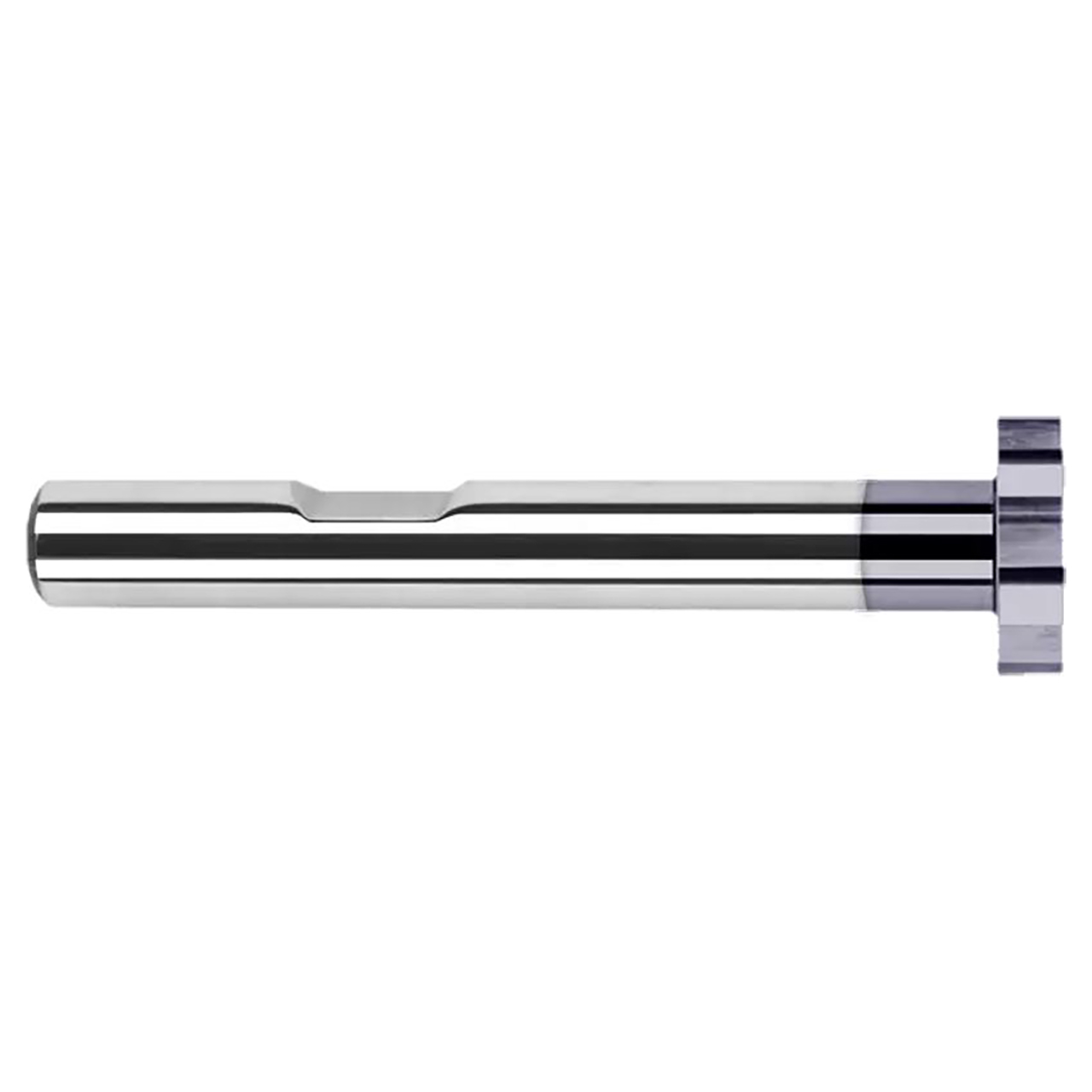 Harvey Tool 741750 | 1.1250" (1-1/8) Diameter x 0.1250" (1/8) Width 0.7500" (3/4) Shank Uncoated Carbide Reduced Shank Keyseat Cutter