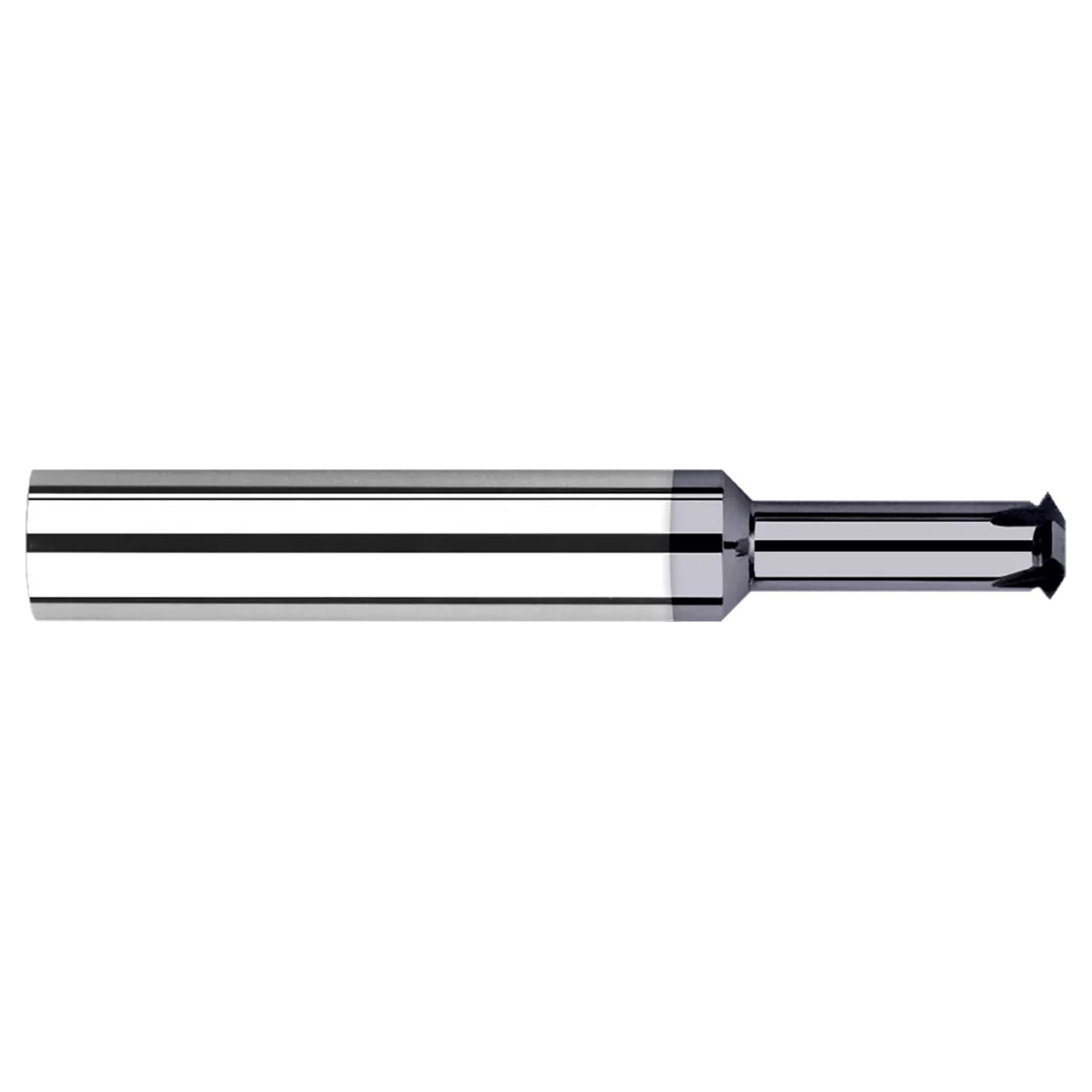 Harvey Tool 821408 | 0.0720" Diameter x 0.0180" LOC x 0.1250" (1/8) Shank x 2 Flute Uncoated Carbide Multi-Form Thread Milling Cutter