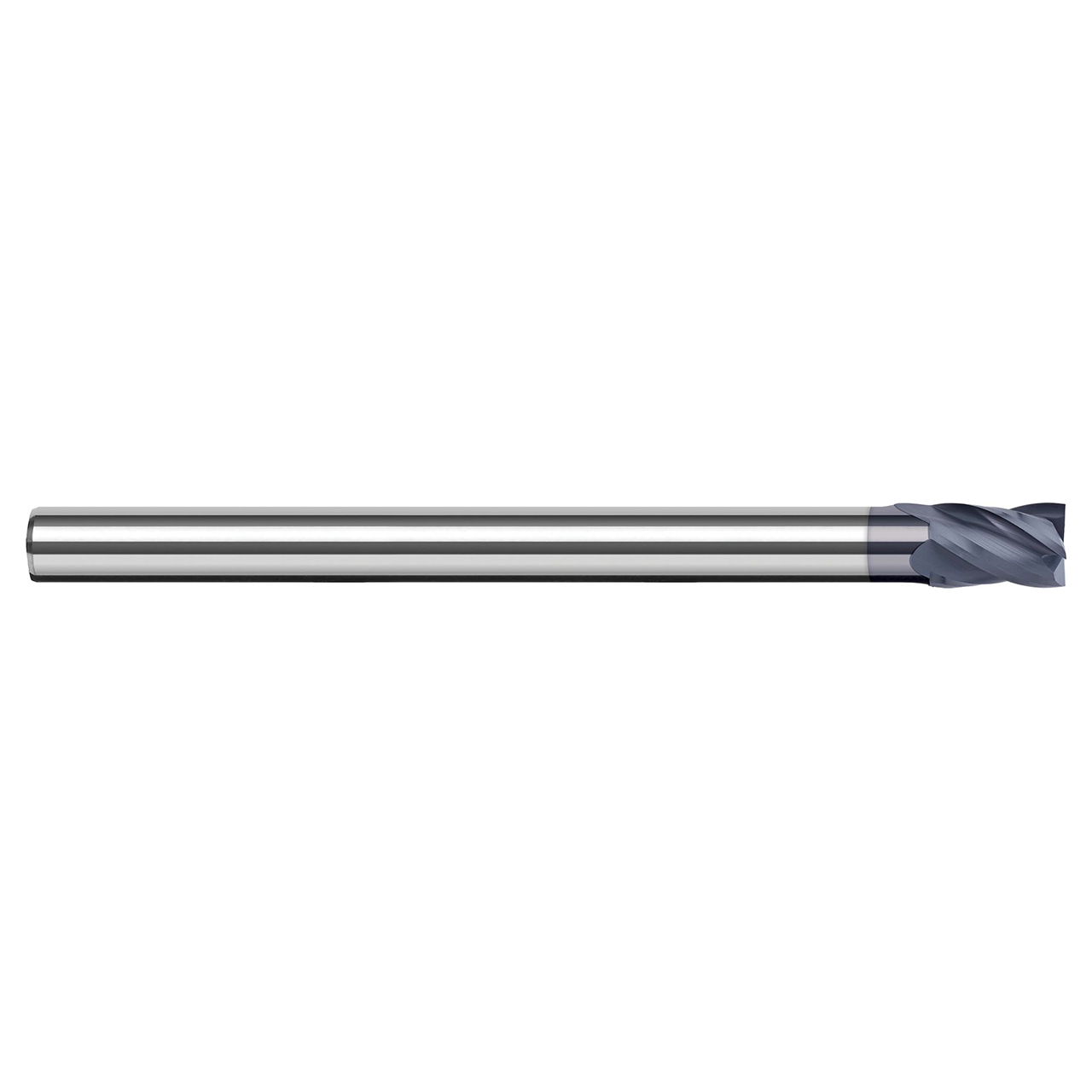 Harvey Tool 740120-C6 | 0.3125" (5/16) Diameter x 0.2500" (1/4) Shank x 0.4700" LOC x 4.0000" (4) OAL 4 Flutes AlTiN Nano Coated Carbide High Temp Alloys Square End Mill