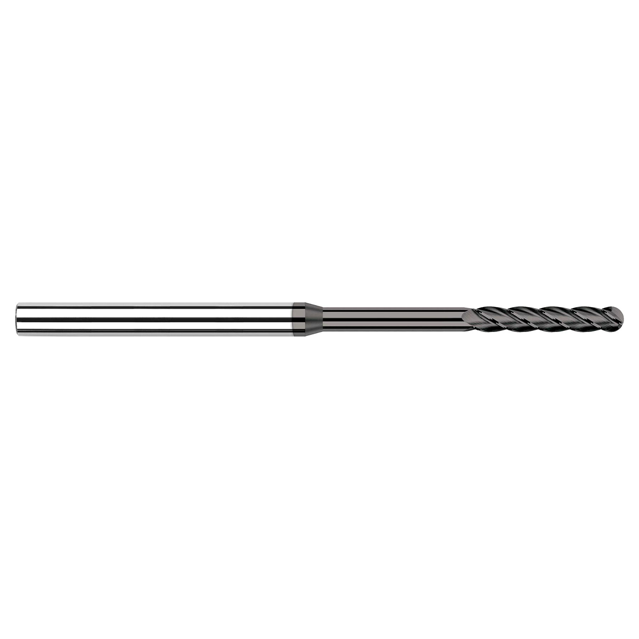 Harvey Tool 745862 | 0.0620" (1/16) Diameter x 0.1250" (1/8) Shank x 0.3120" (5/16) LOC x 2.5000" (2-1/2) OAL 4 OAL CVD Diamond Coated Ball End Mill