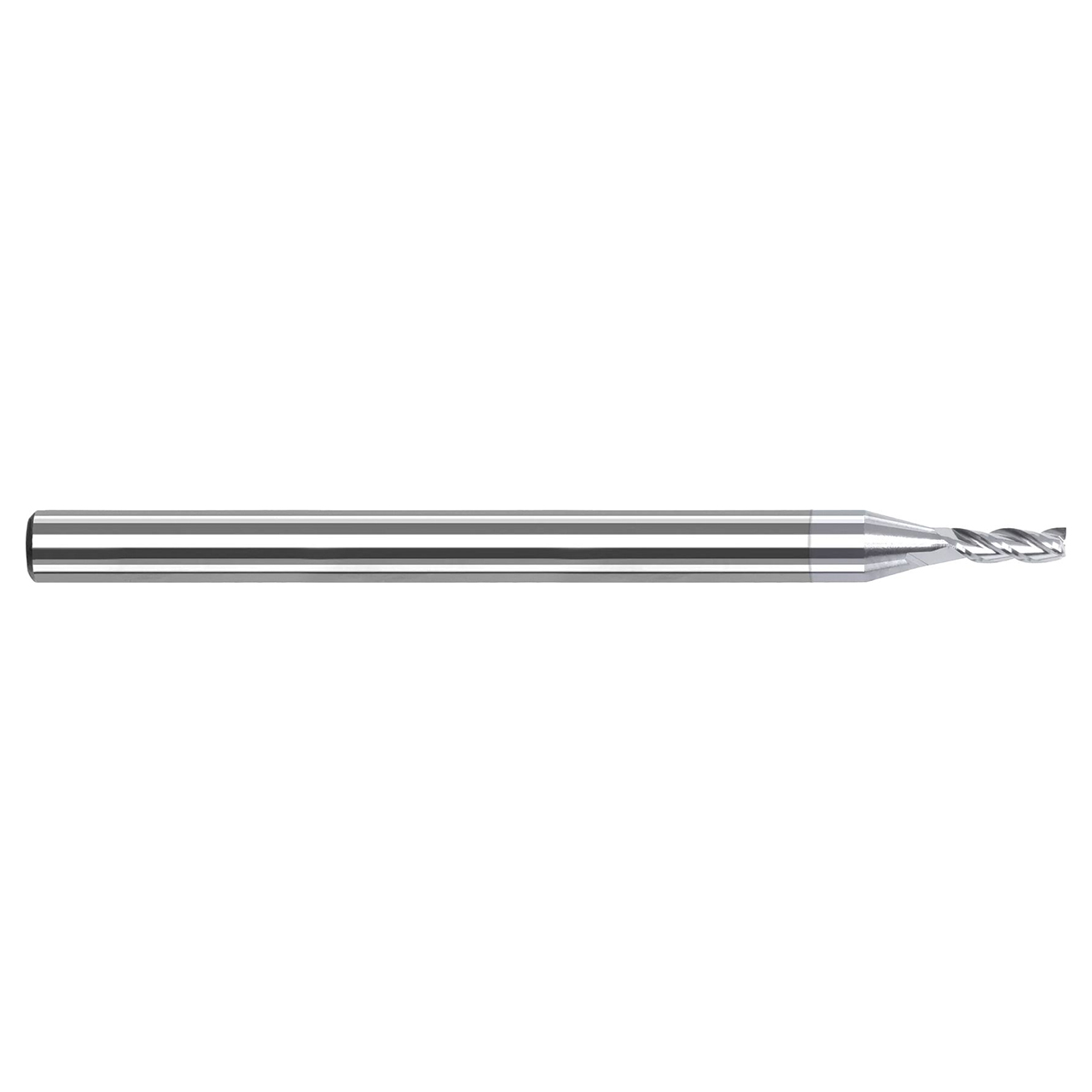 Harvey Tool 942332-C7 | 0.5000" (1/2) Diameter x 0.5000" (1/2) Shank x 1.5000" (1-1/2) LOC x 3.0000" (3) OAL 3 Flutes ZrN Coated Aluminum Alloys Variable Helix Square End Mill