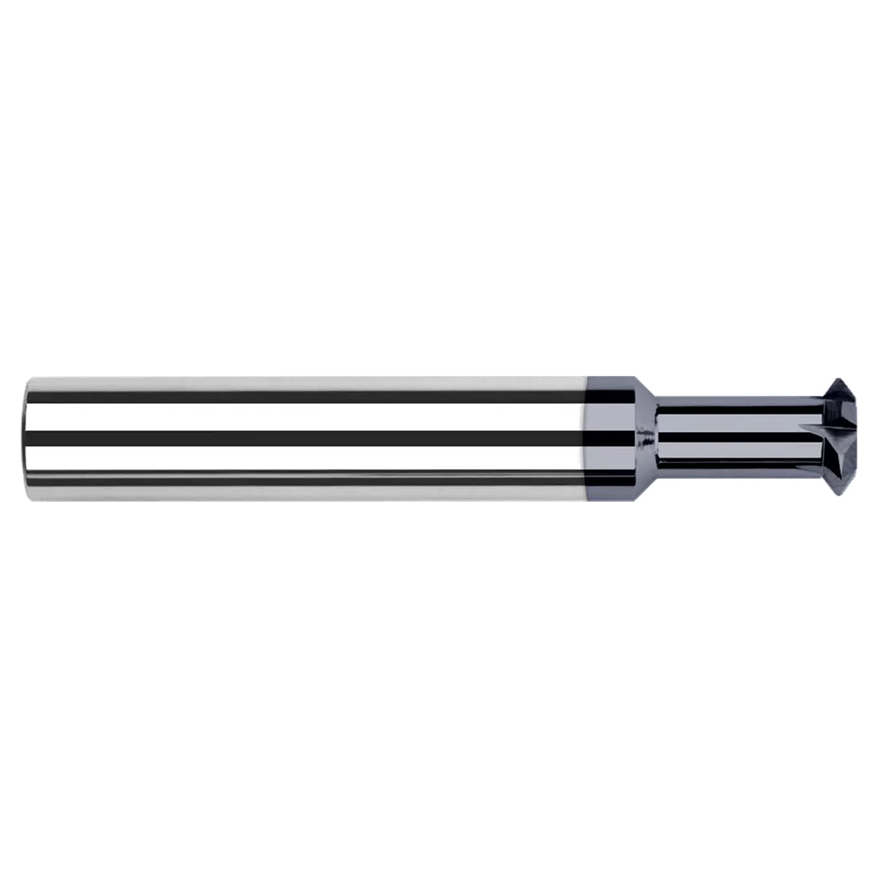 Harvey Tool 898412-C3 | 0.1875" (3/16) Diameter x 0.0990" Width x 0.1875" (3/16) Shank x 90 Degree AlTiN Coated Carbide Double Angle Cutter
