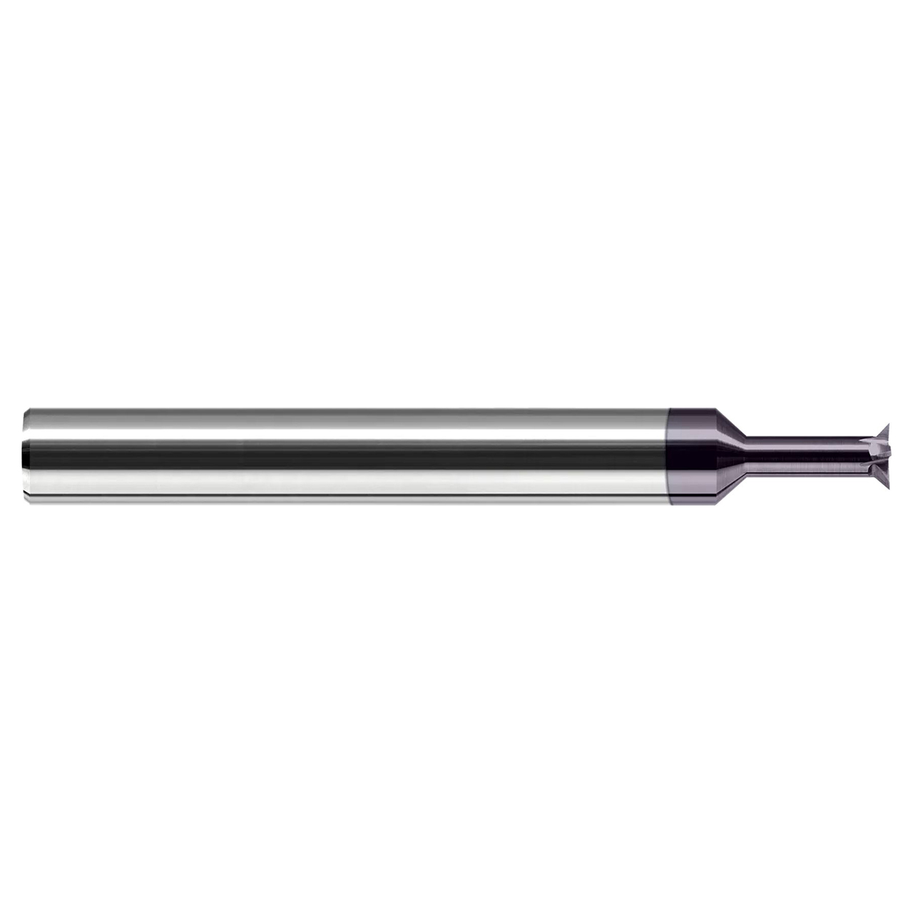 Harvey Tool 938260-C3 | 0.3125" (5/16) Shank x 2.5000" (2-1/2) OAL x 90 Degree 6 Flutes AlTIN Coated Carbide Back Chamfer Cutter Chamfer Cutter