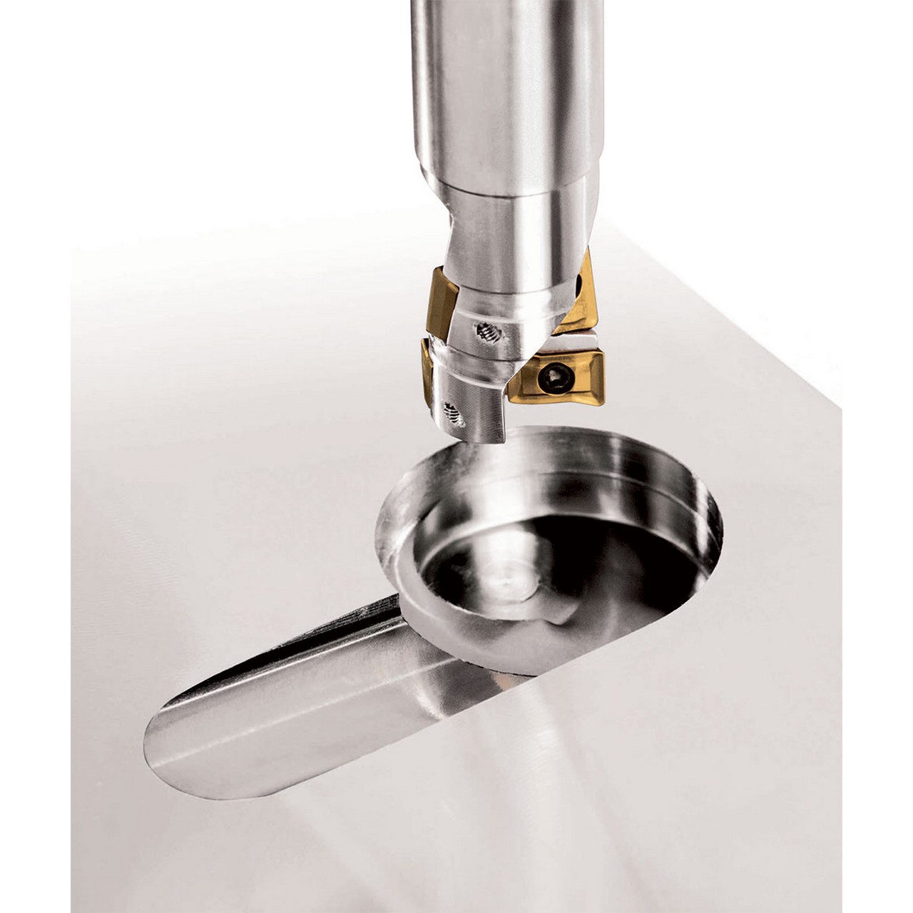 Kyocera Precision Tools TKB04602 | JOMT100308ERD PR1225 1/32" Radius x 1/8" Thickness PVD Coated Carbide Milling Insert