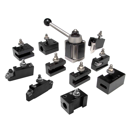 Aloris CA-4-AS | 11pc. Tool Set Tool Post & Holders