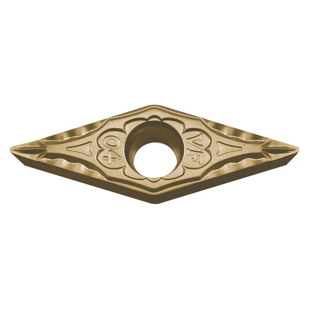 Kyocera Precision Tools TAA07425 | VBMT2205VF CA510 1/4" Circle Diameter x 1/8" Thickness CVD Coated Carbide Indexable Turning Insert