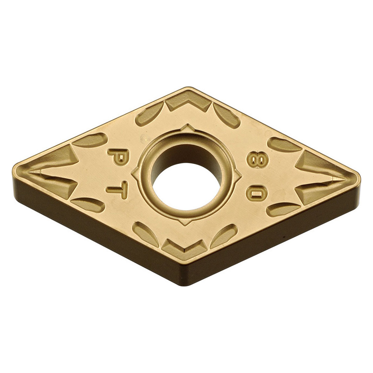 Kyocera Precision Tools TAC02161 | DNMG432PT CA525 1/2" Circle Diameter x 3/16" Thickness CVD Coated Carbide Indexable Turning Insert