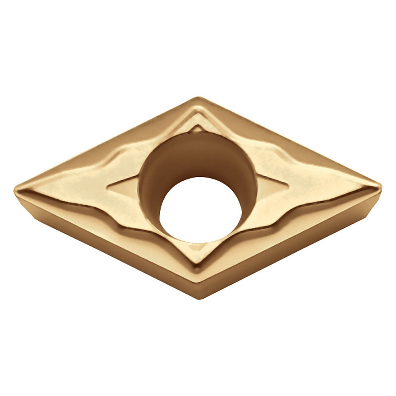 Kyocera Precision Tools TAD01890 | DCMT3251XQ CA530 3/8" Circle Diameter x 5/32" Thickness CVD Coated Carbide Indexable Turning Insert