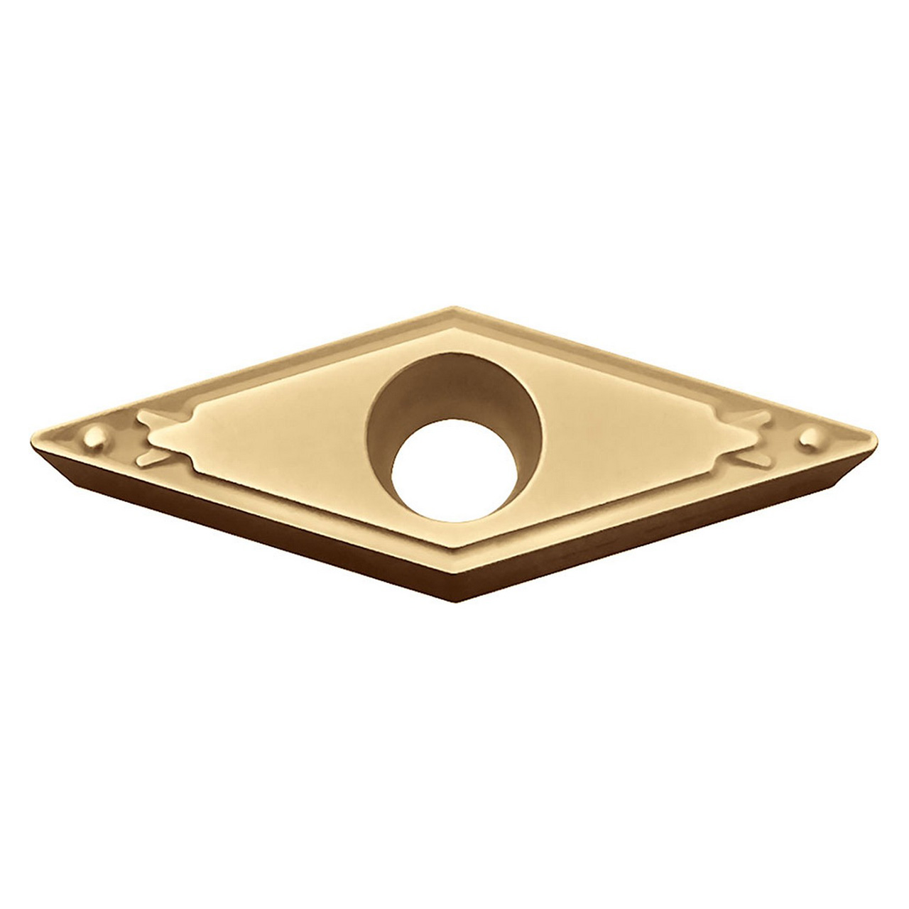 Kyocera Precision Tools TAD07410 | VBMT221HQ CA530 1/4" Circle Diameter x 1/8" Thickness CVD Coated Carbide Indexable Turning Insert