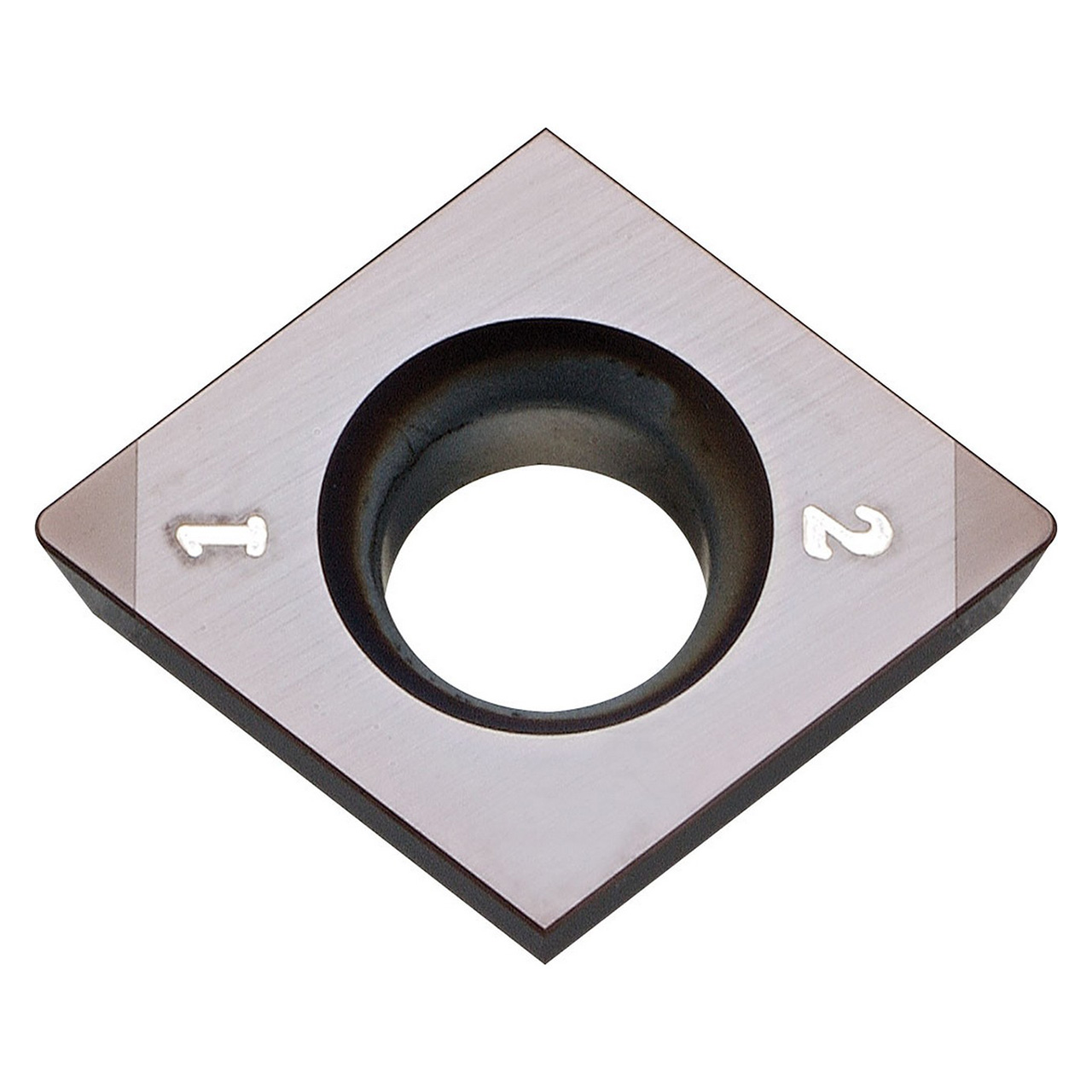 Kyocera Precision Tools TBN01821 | CPGB322S00525MES KBN05M 3/8" Circle Diameter x 1/8" Thickness PVD Coated CBN Indexable Turning Insert