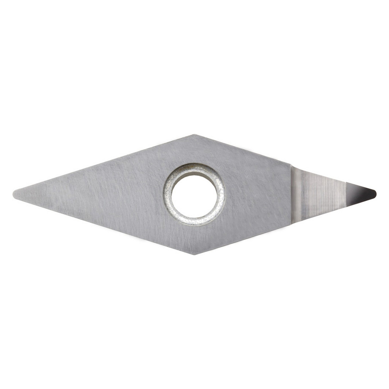 Kyocera Precision Tools TBR05312 | VNMM332MSEKPD001 3/8" Inscribed Circle x 3/16" Thickness x 0.063" Tip Length x 1/32" Radius x 35 Degree Included Angle 1 Flute Uncoated PCD ISOI Indexable Turning Insert