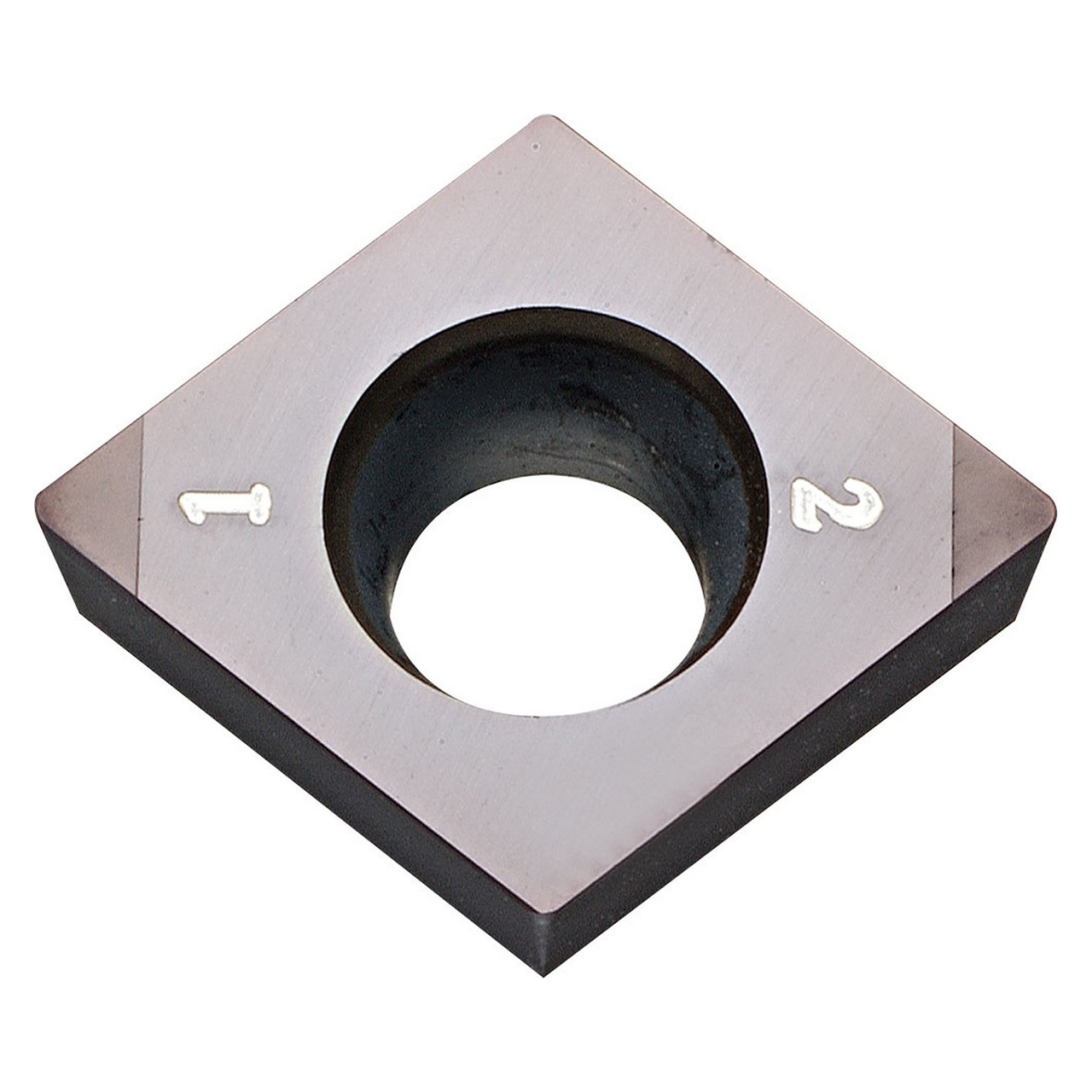 Kyocera Precision Tools TFB01314 | CCMW3251S00525MES KBN475 3/8" Circle Diameter x 5/32" Thickness Uncoated CBN Indexable Turning Insert