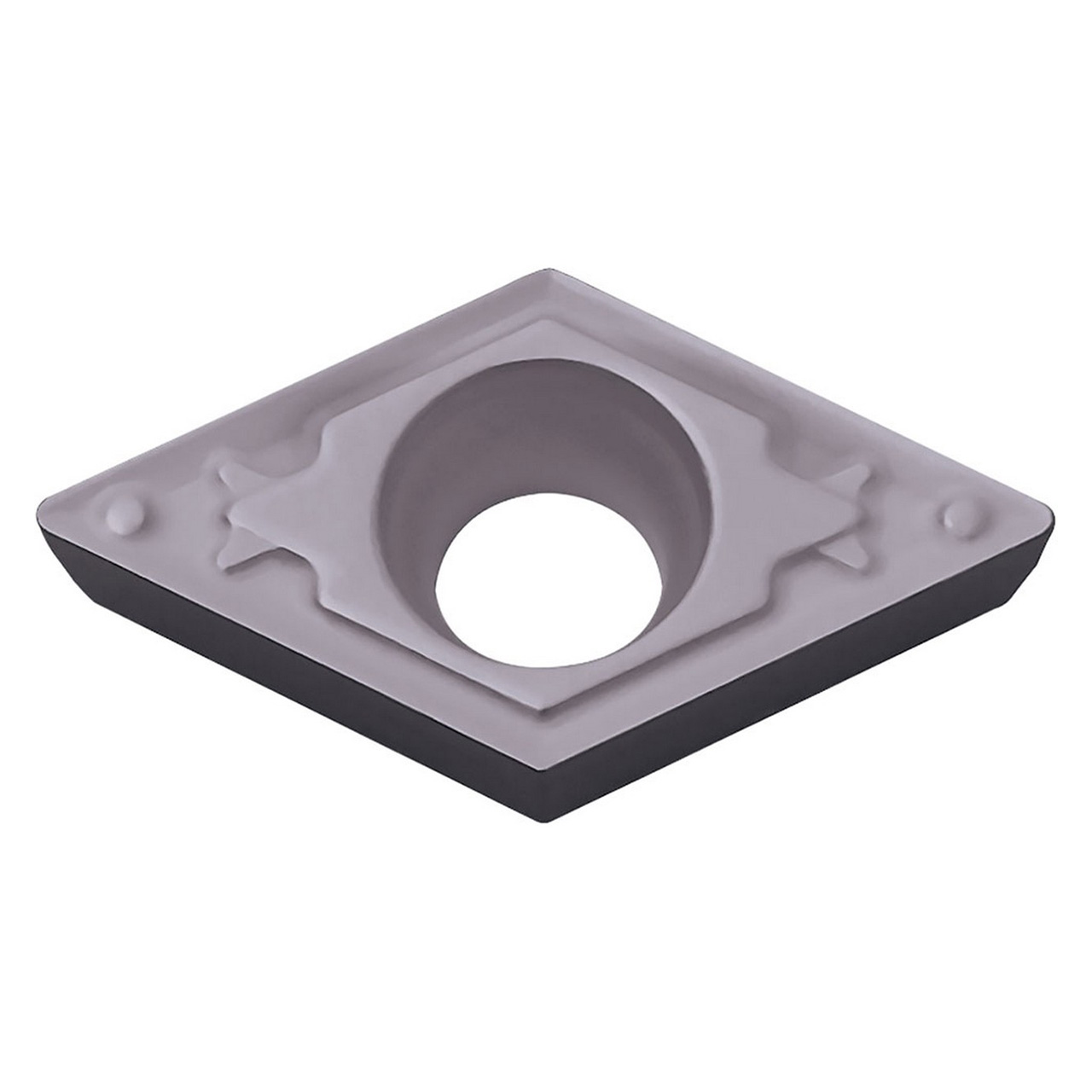 Kyocera Precision Tools TJA03532 | DCMT3252HQ PV7005 3/8" Circle Diameter x 5/32" Thickness PVD Coated Cermet Indexable Turning Insert