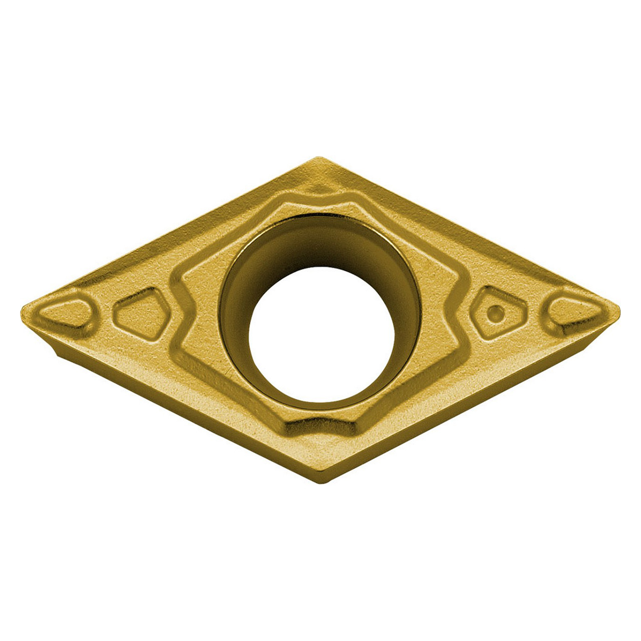 Kyocera Precision Tools TJU01896 | DCMT32505MQ CA6515 3/8" Circle Diameter x 5/32" Thickness CVD Coated Carbide Indexable Turning Insert