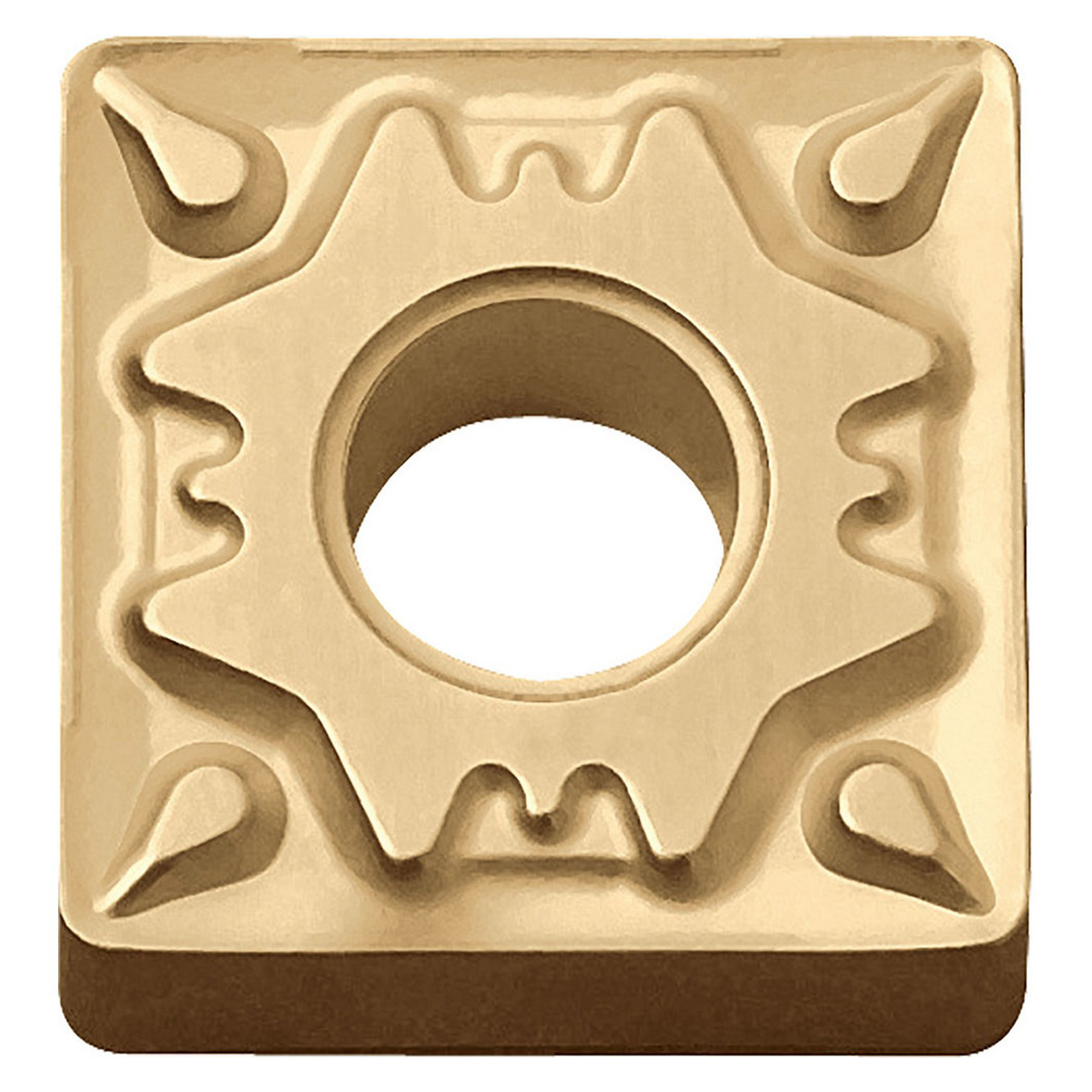 Kyocera Precision Tools TJU05191 | SNMG432HQ CA6515 1/2" Circle Diameter x 3/16" Thickness CVD Coated Carbide Indexable Turning Insert