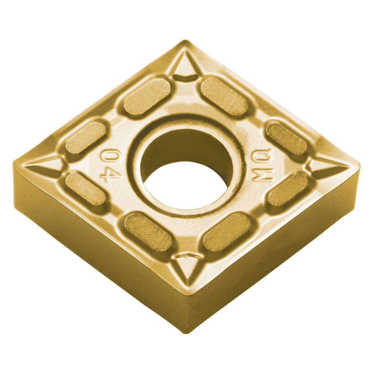Kyocera Precision Tools TJV00916 | CNMG431MQ CA6525 1/2" Circle Diameter x 3/16" Thickness CVD Coated Carbide Indexable Turning Insert