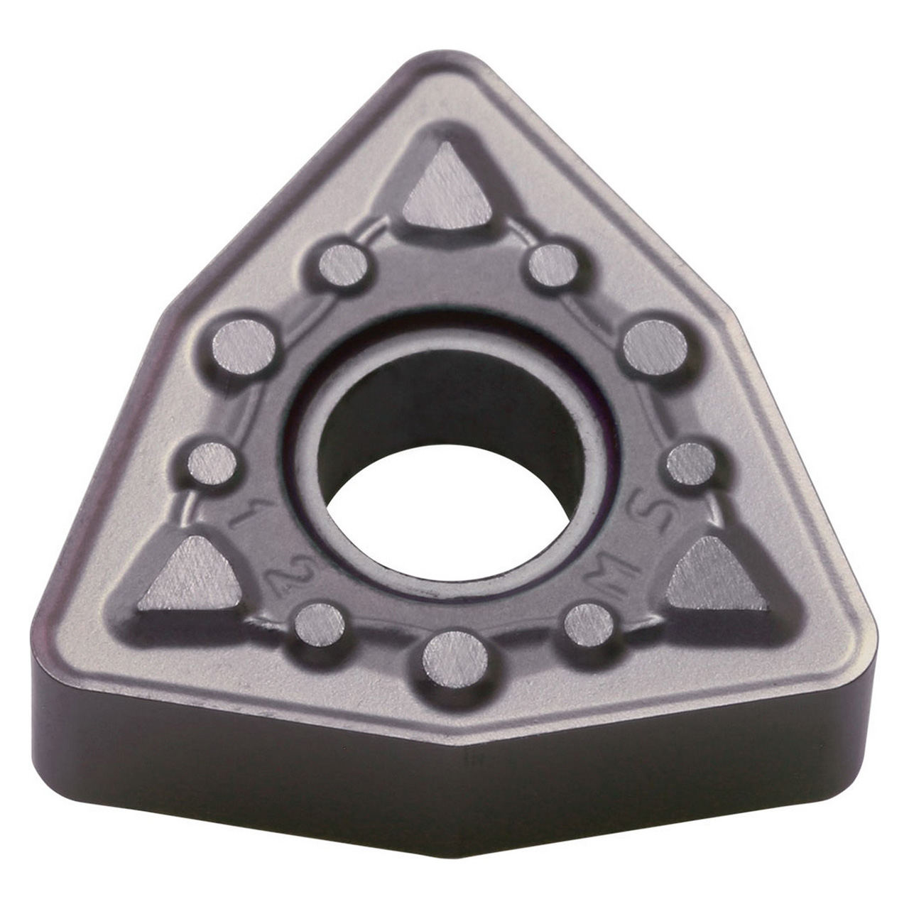 Kyocera Precision Tools TLC58633 | WNMG433MS PR1535 1/2" Circle Diameter x 3/16" Thickness PVD Coated Carbide Indexable Turning Insert