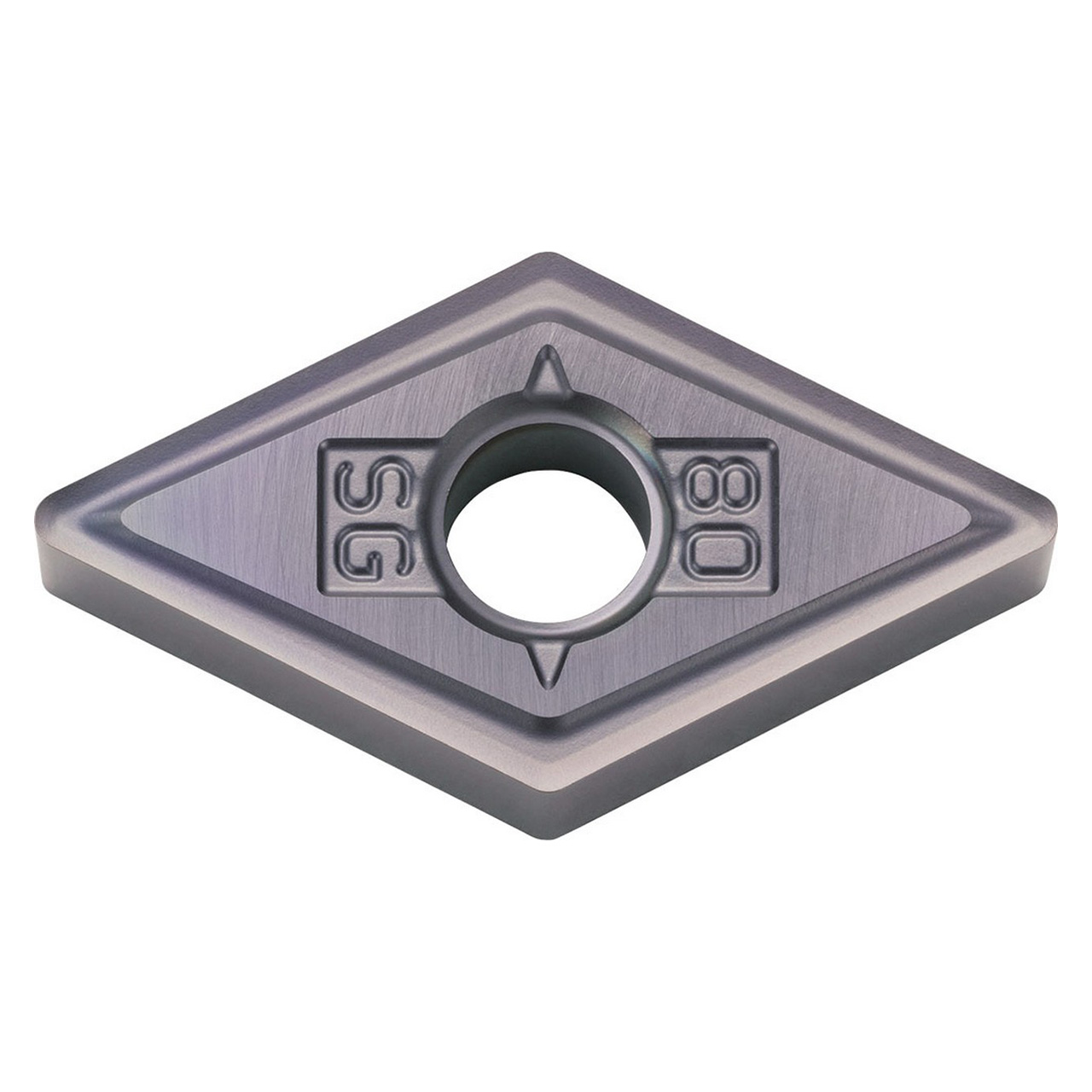 Kyocera Precision Tools TLC58647 | DNMG432SG PR1535 1/2" Circle Diameter x 3/16" Thickness PVD Coated Carbide Indexable Turning Insert